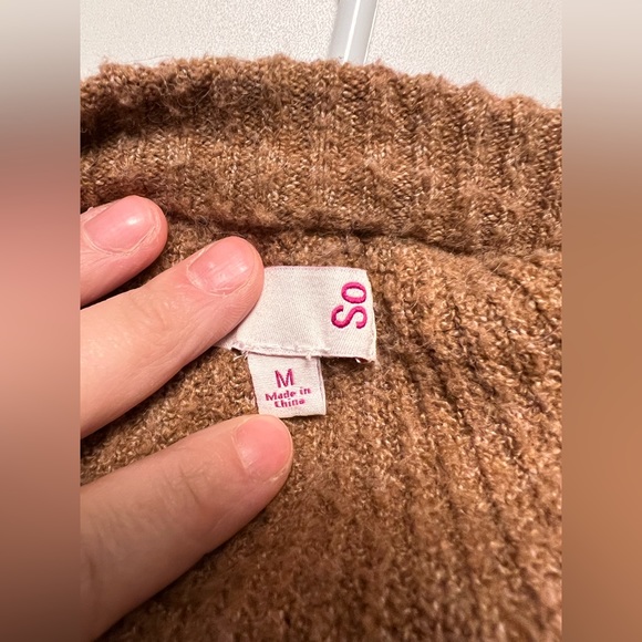 ‘So’ Rust Oversize Sweater M - Picture 2 of 6